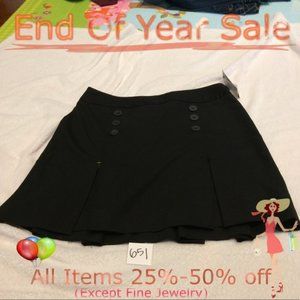 NWT INC washable pleated Skirt